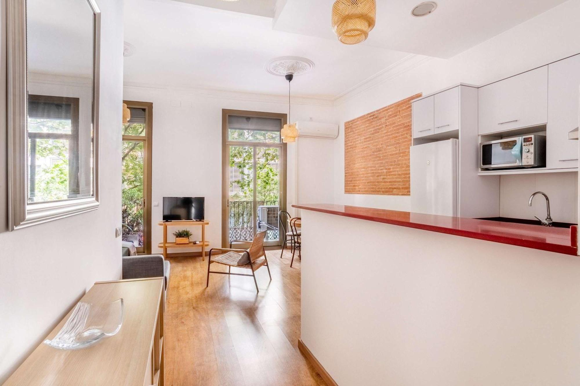Pl Universitat Bright And Cozy 2bd - 2bth Leilighet Barcelona